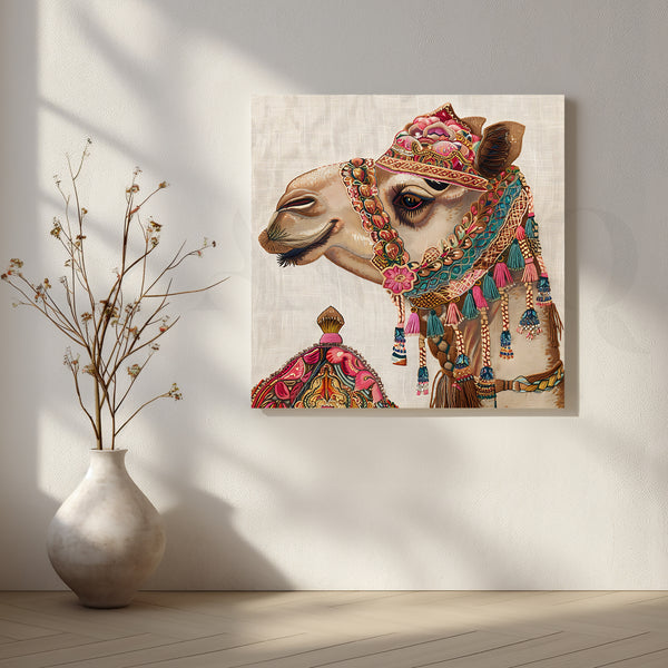 The Desert Royalty Canvas Artwork