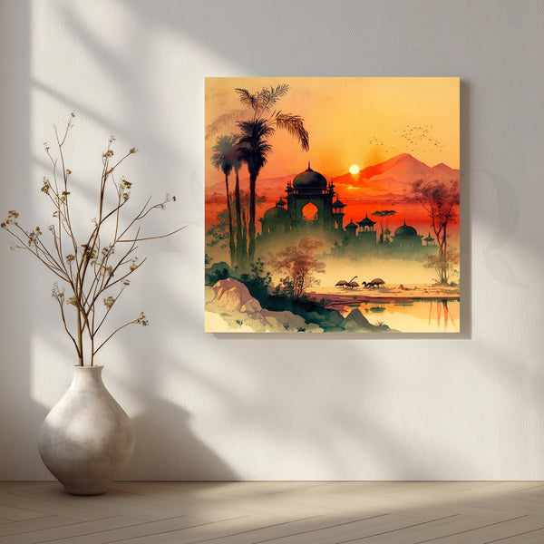 Twilight of Royals Canvas Artwork