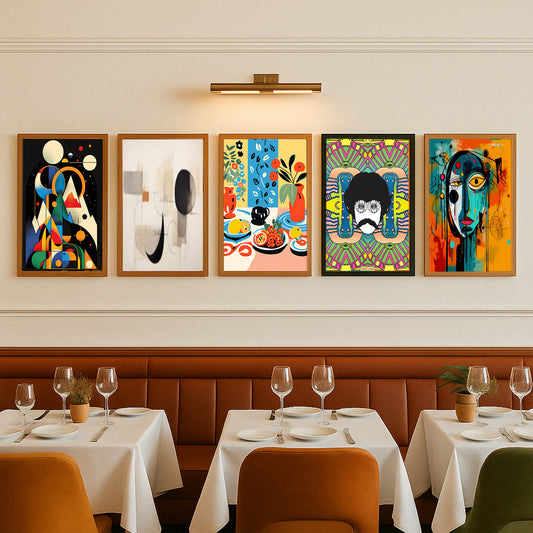 Curated Modern Fusion Gallery Walls