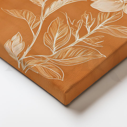 Botanical Sketch Canvas Artwork for Hallways & Workspaces