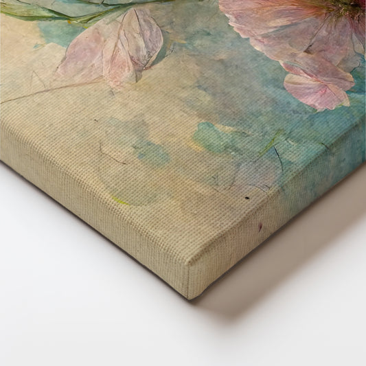 Delicate Floral Painting - Elegant Nature-Inspired Art Print