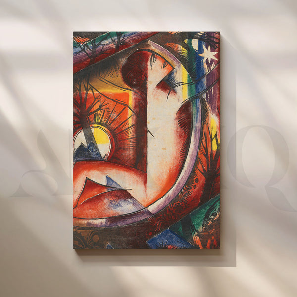 Mystic Forest Visions Abstract Canvas Artwork (Ready to Ship)