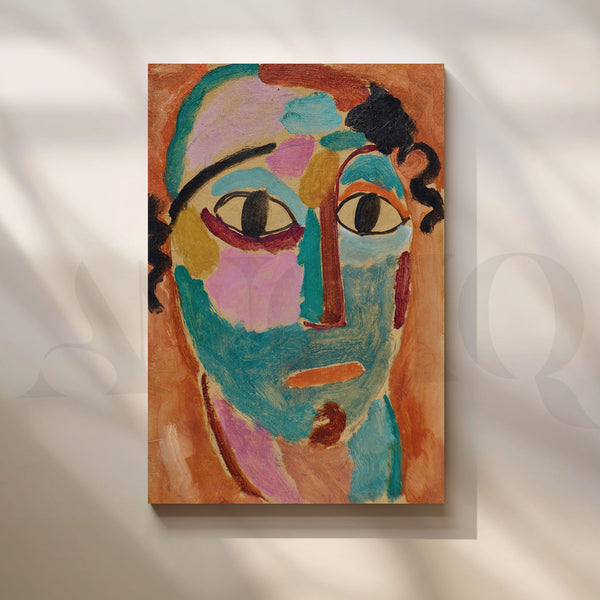 Faces of Expression Colourful Abstract Canvas Artwork (Ready to Ship)