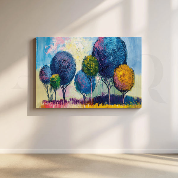 Majestic Serenity Canvas Abstract Artwork
