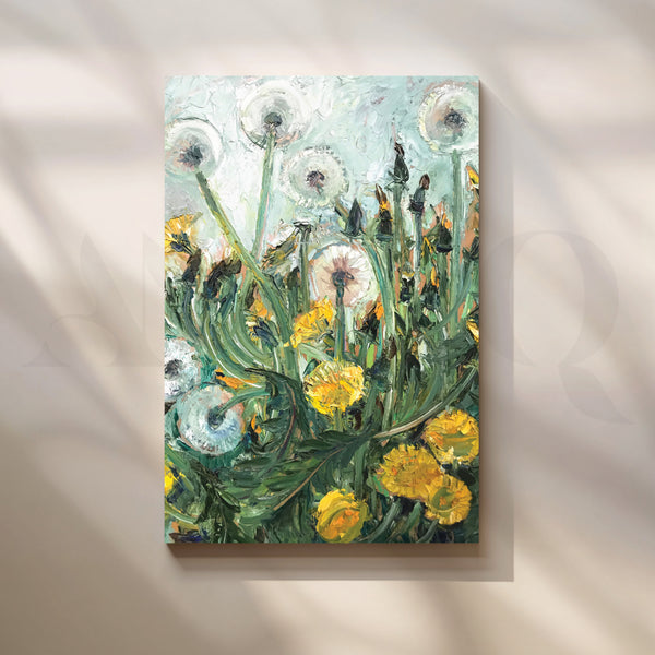 Golden and white Radiance Canvas Artwork