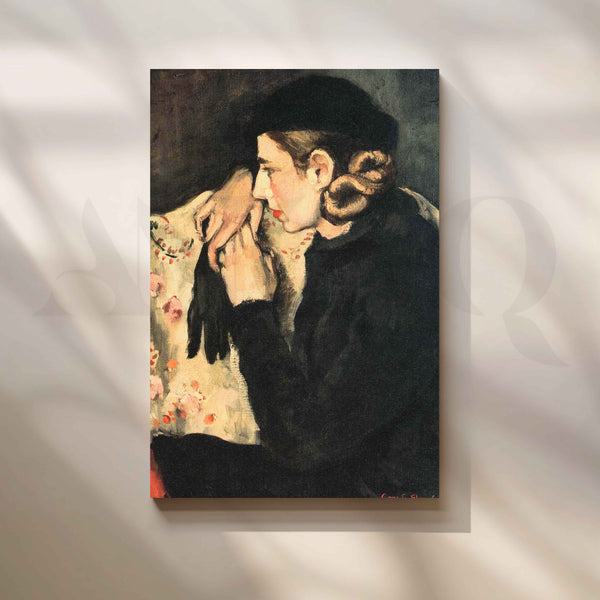 Denise Proutaux by Amrita Sher-Gil Canvas Artwork