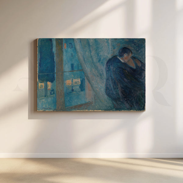 Kiss by the Window (Edvard Munch) Canvas Artwork
