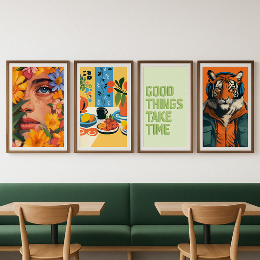 Modern Bold Vibes Gallery Walls