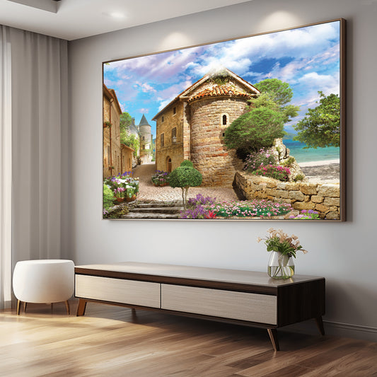 The Heart of European Charm Canvas Wall Painting