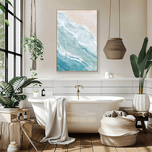 Coastal Calm Canvas Wall Painting