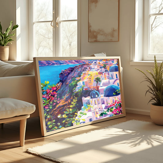 City Vista with a Seaside Touch Canvas Wall Painting