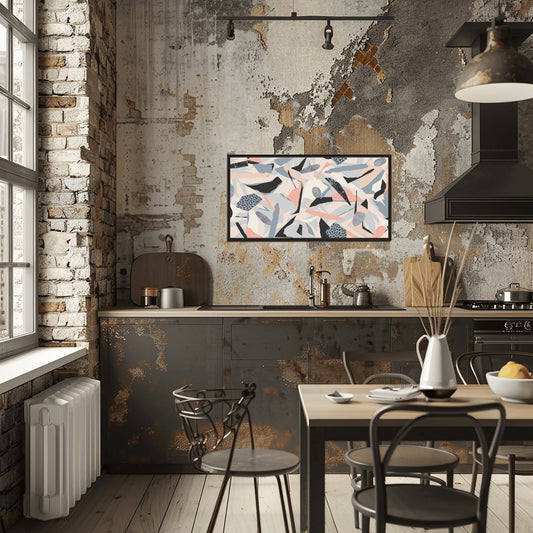 Modern Wall Art: Geometric Canvas Print Decor