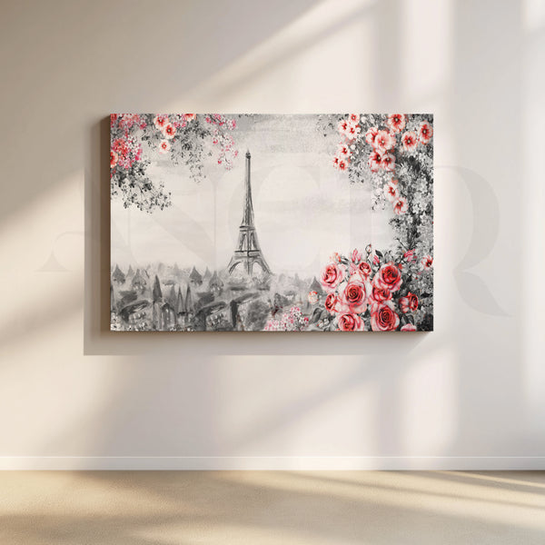 Paris's Towering Landmark Canvas Artwork