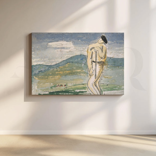 Minimalist Figurative Canvas Artwork