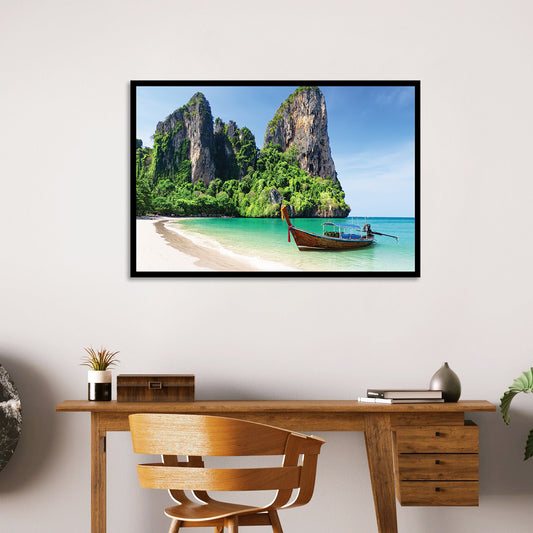 Coastal Tranquility Canvas Wall Painting