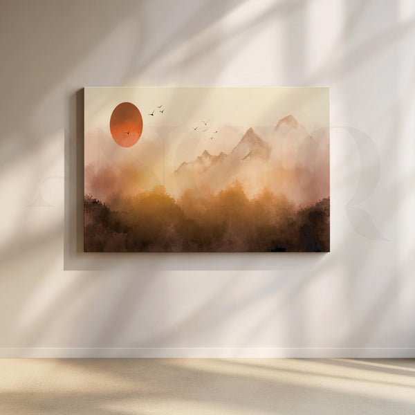 Majestic Mountainscapes Canvas Artwork