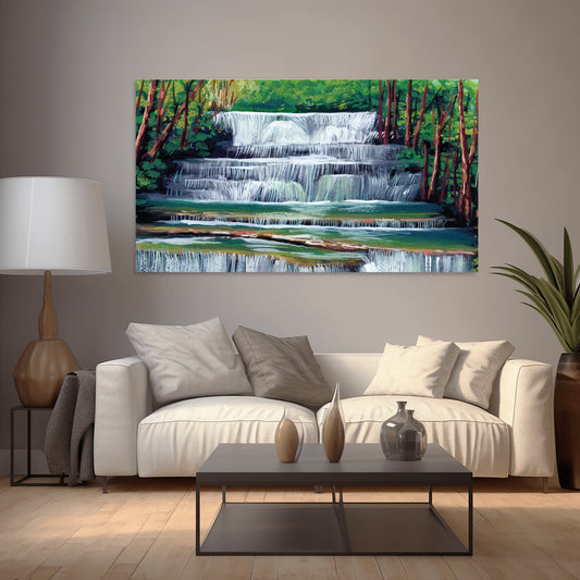 Tranquil Oasis Canvas Wall Painting