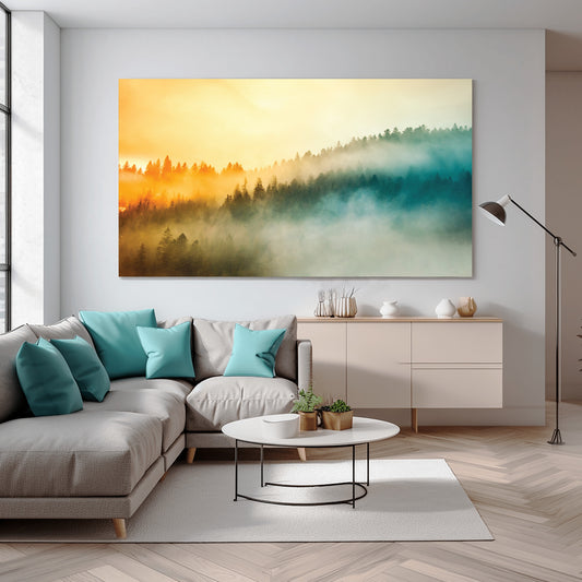 Aurora Dreams Canvas Wall Painting
