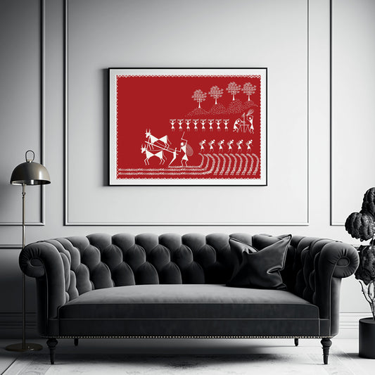 Ancient Echoes Canvas Wall Painting