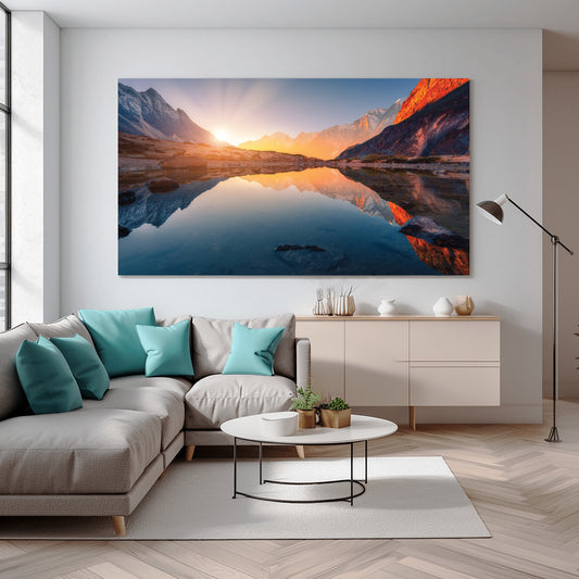 Majestic Dawn Canvas Wall Painting