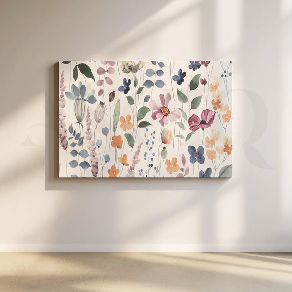 Poppies in the Wind Canvas Wall Artwork