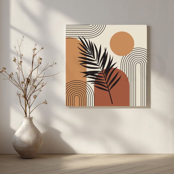 Bold Shapes and Nature's Canvas Artwork