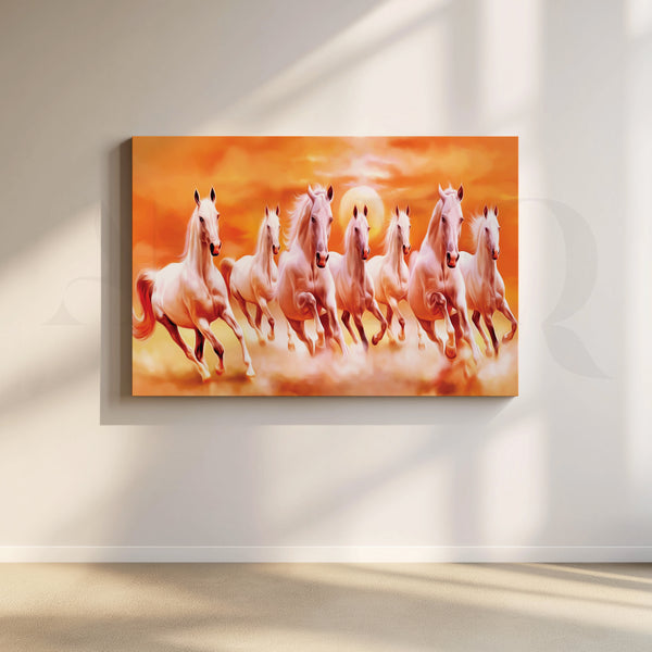 Graceful Gallop Horse Canvas Artwork