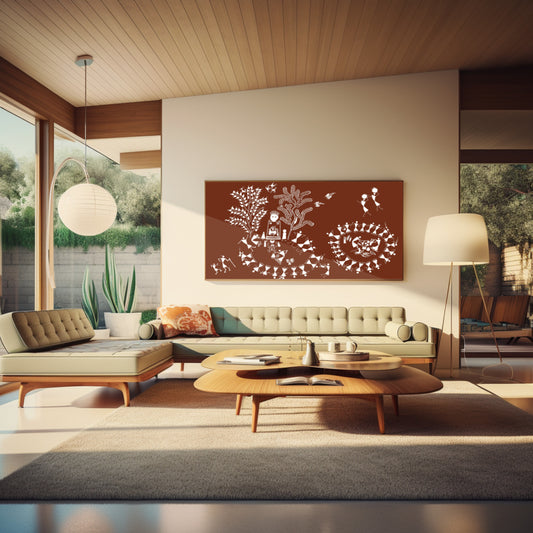 Tradition and Spirituality Canvas Wall Painting
