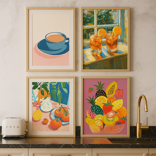 Fresh Morning Kitchen Gallery Walls