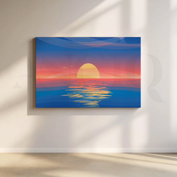 Sunset Reverie Canvas Wall Painting