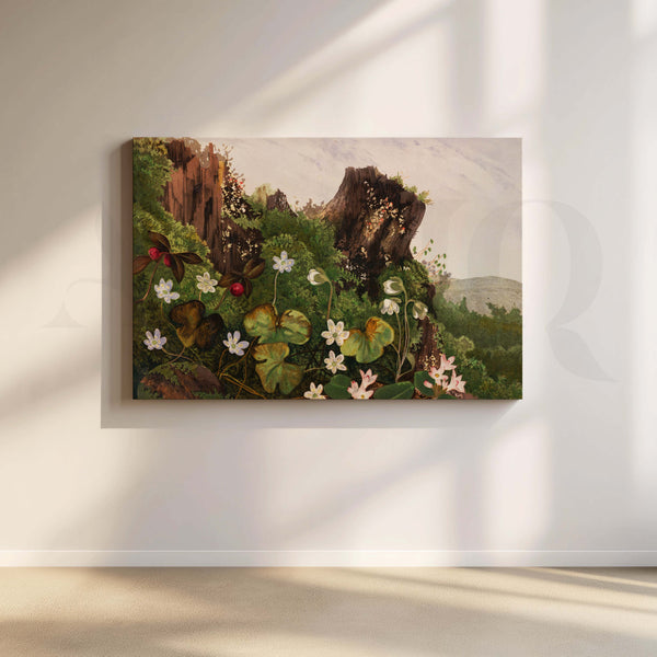 Botanical Landscape Canvas Artwork