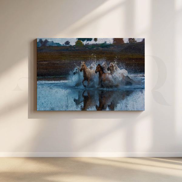 Aquatic Symphony Canvas Artwork