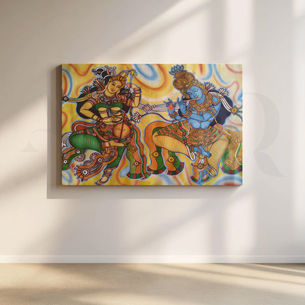 Krishna and Radha Musical Artwork