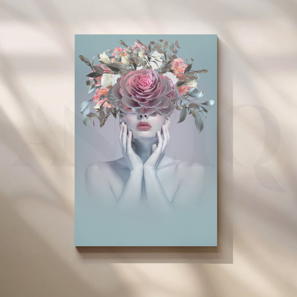 Blossoming Thoughts Boho Canvas Artwork