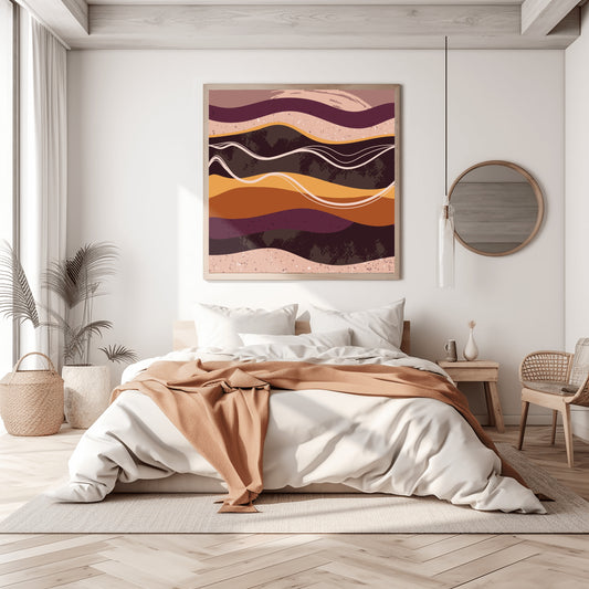 Earthy Waves: Rich Layers and Flowing Lines in Harmony