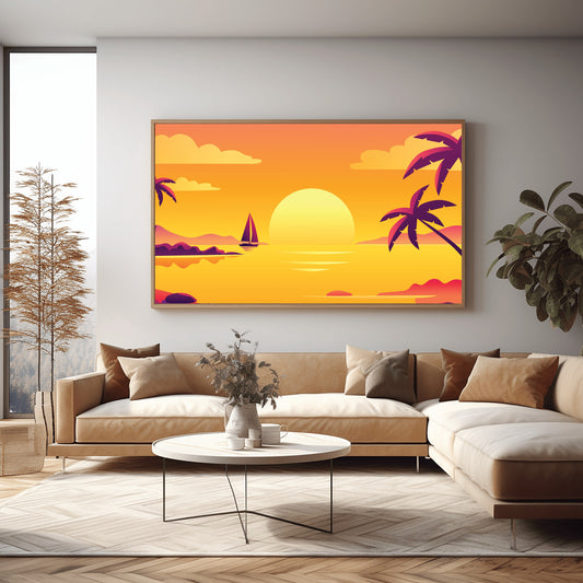 Eternal Horizon Canvas Wall Painting