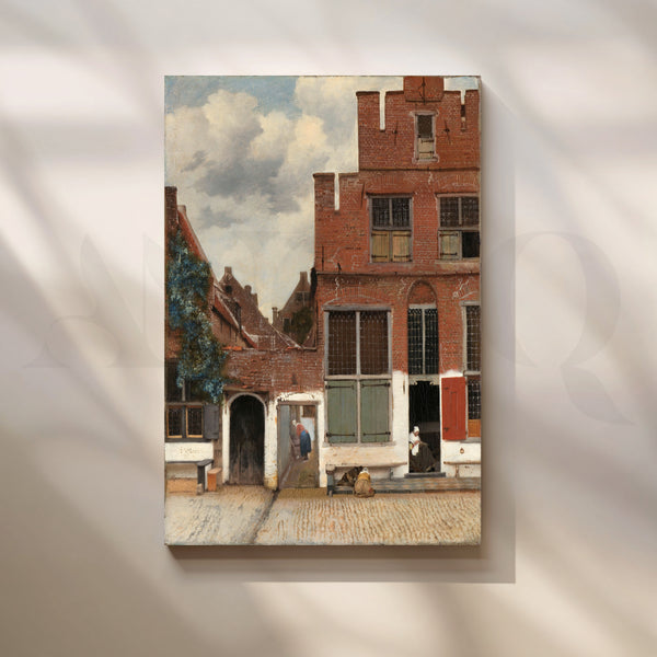 The Little Street by Vermeer Canvas Artwork
