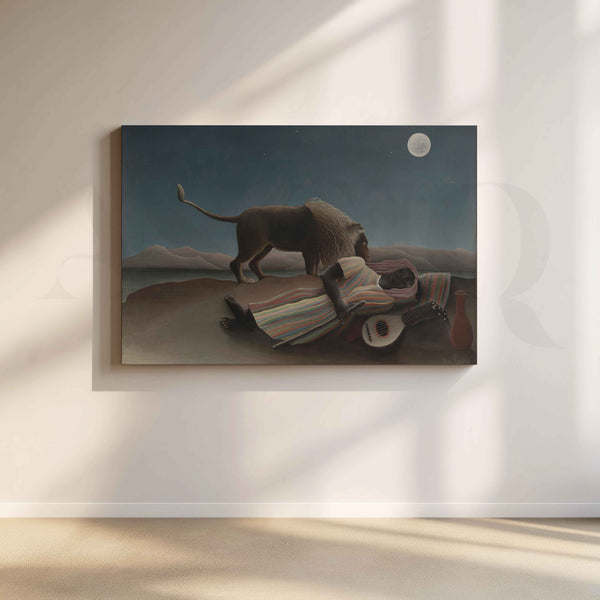 The Sleeping Gypsy Surrealist Canvas Artwork