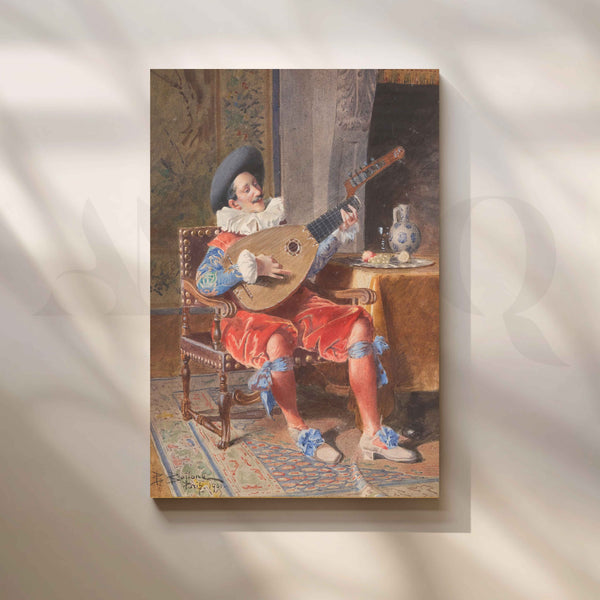 European Musician Canvas Artwork