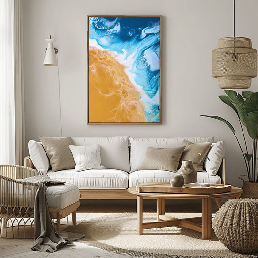 Serenity Shore Canvas Wall Painting