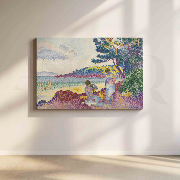 Coastal Leisure Seascape Canvas Artwork
