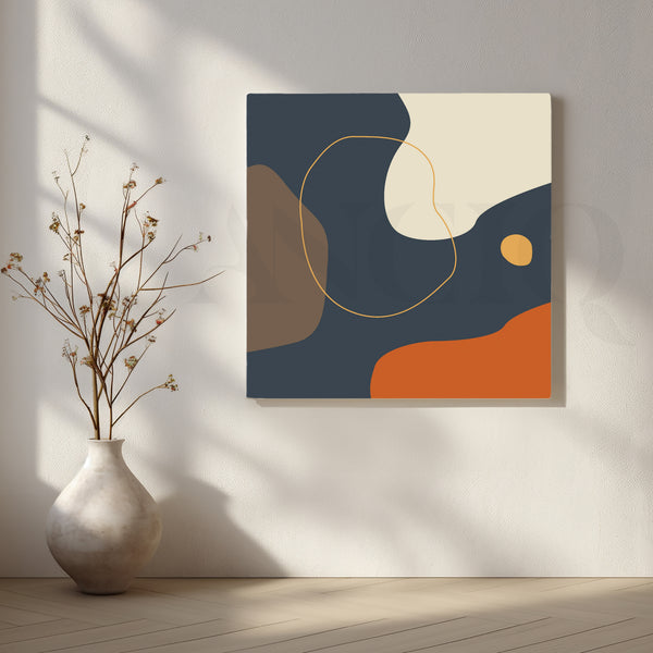 Minimalist Harmony of Earthy Tones
