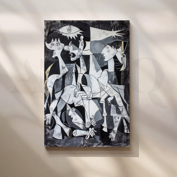 Cubist Figurative Abstract Canvas Artwork