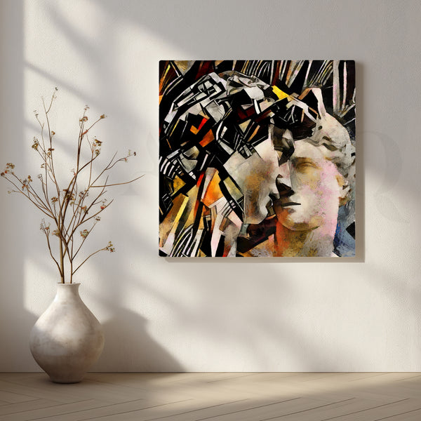 Fusion of Classical Form and Modern Chaos in Abstract Layers
