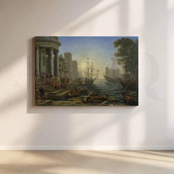Grand Port of Antiquity Canvas Artwork