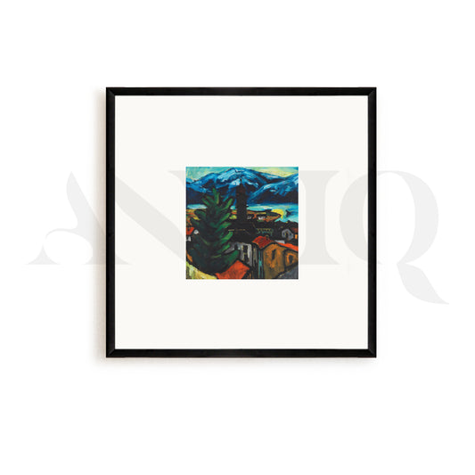 Post-Impressionist Set of 4 Framed Gallery Wall Art