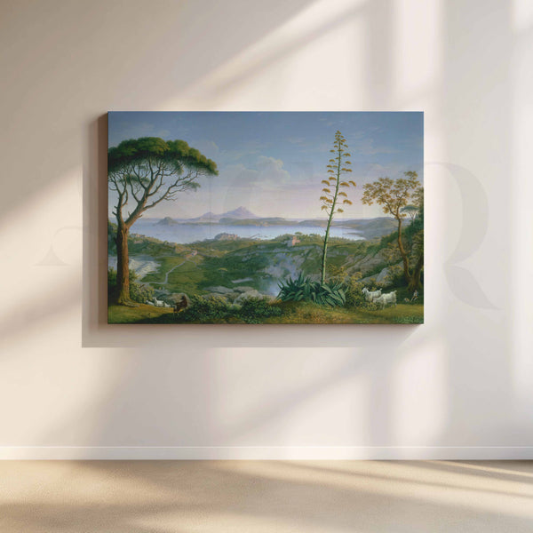Classical Coastal Landscape Canvas Artwork
