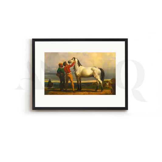 Equestrian Heritage – Vintage Horse Gallery Wall Art Set of 2