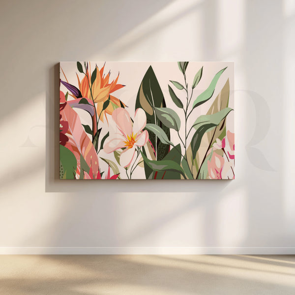 Peony Whispers Canvas Wall Artwork