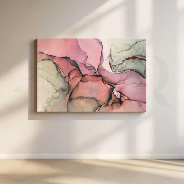 Abstract Fluid Art Canvas Wall Artwork